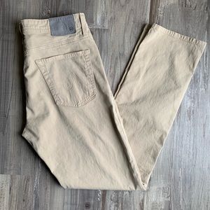 Men’s AG 34x32 The Everett Slim Straight Pants Tan
